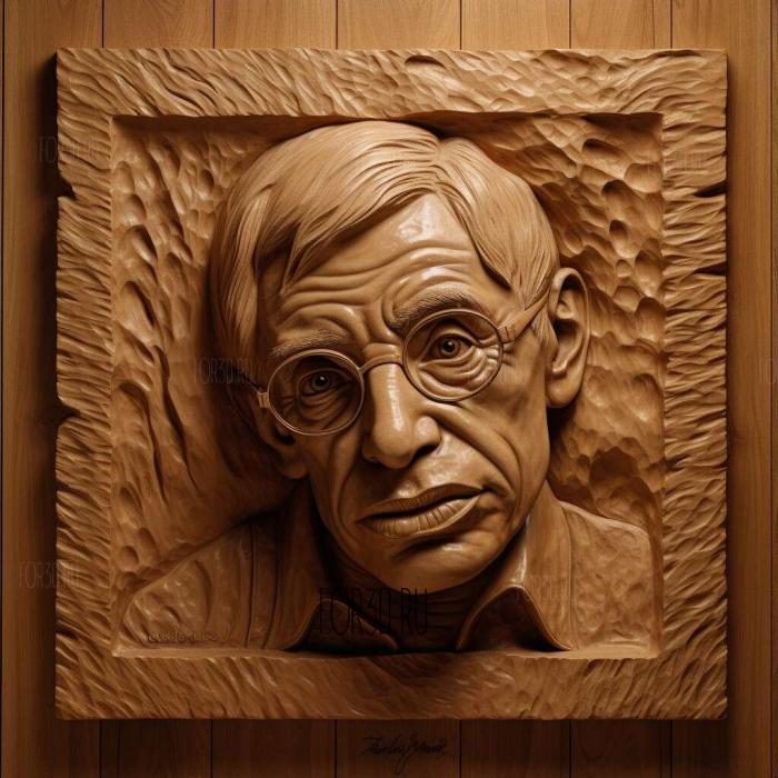 stephen hawking 1 stl model for CNC